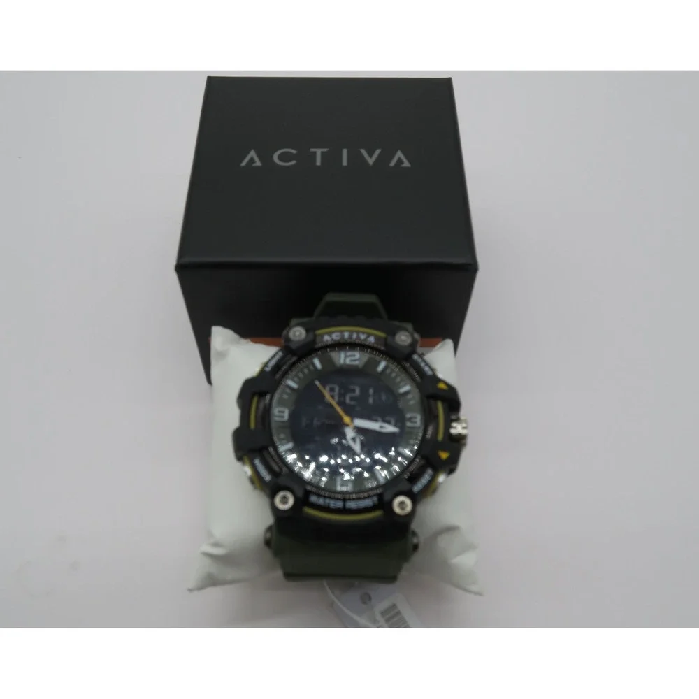 Activa Ardus X Invicta Digital Men's Watch - 58mm. Army Green (ACW8089-002)